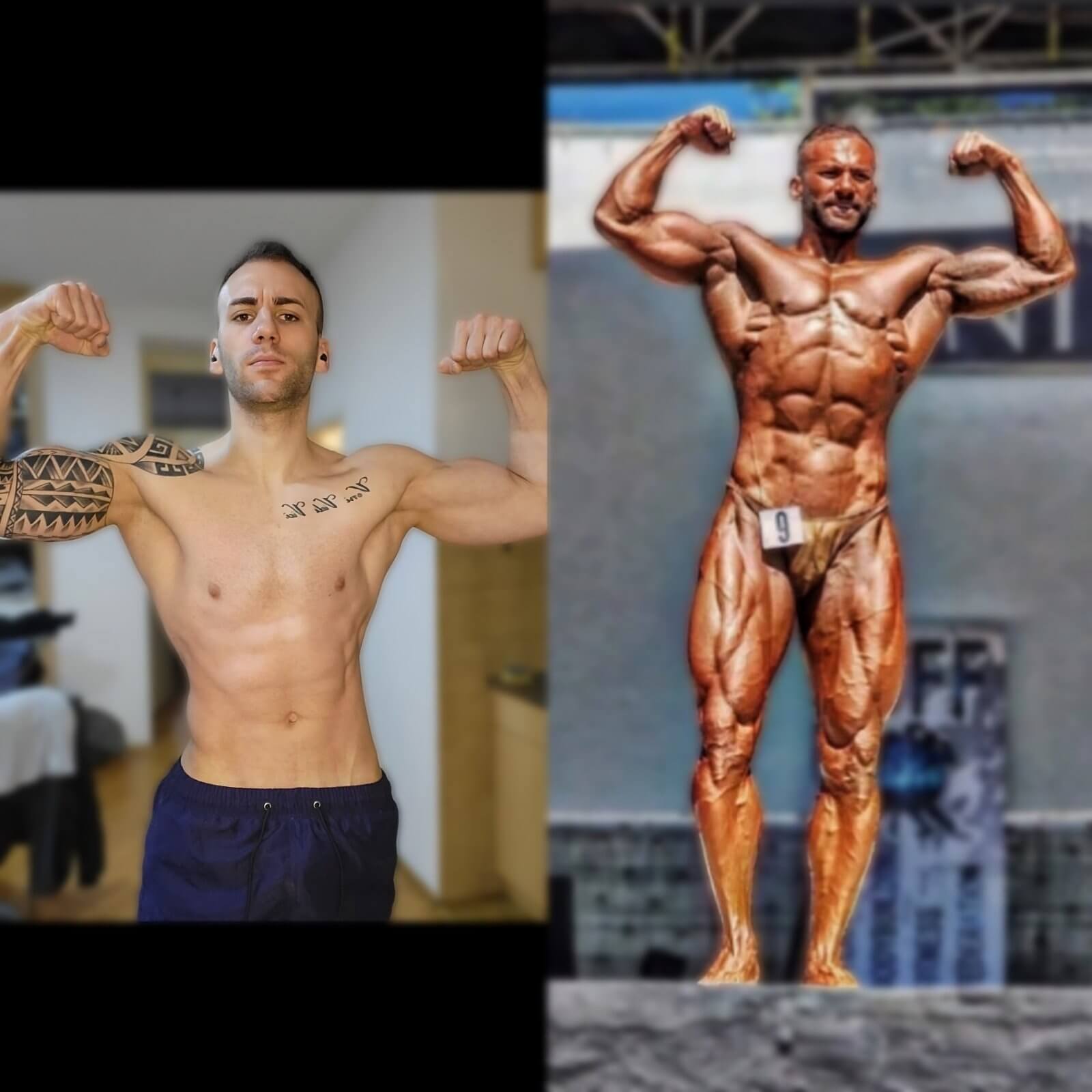 Before and After Gymzilla Tribe Old School Full Body Program Program from Sasa Dimitrijevic