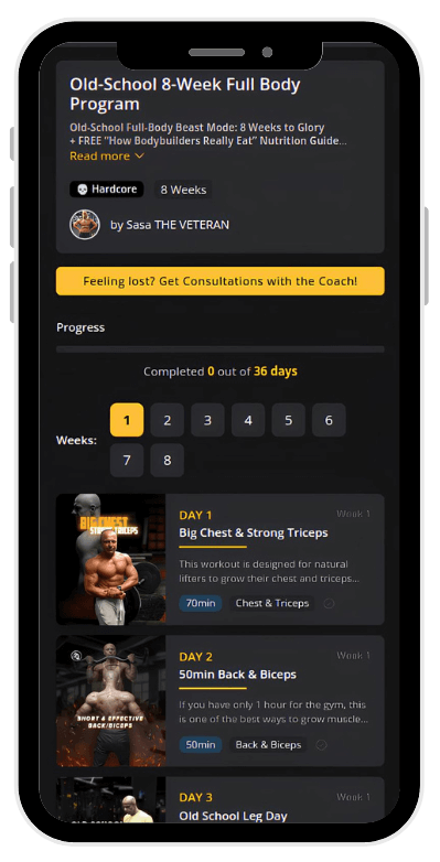 Program od 8 nedelja