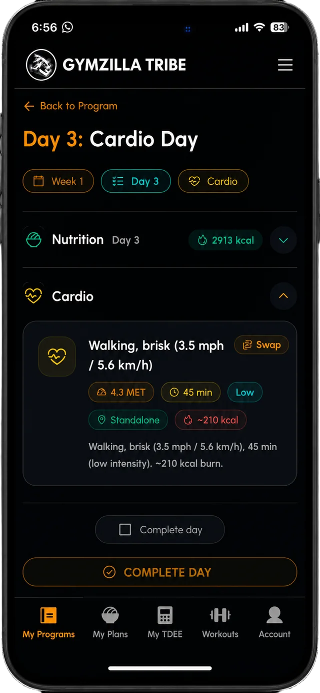 GymZilla pregled programa 3